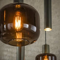 WoonStijl Hanglamp 4+3L mix Bronza Outlet