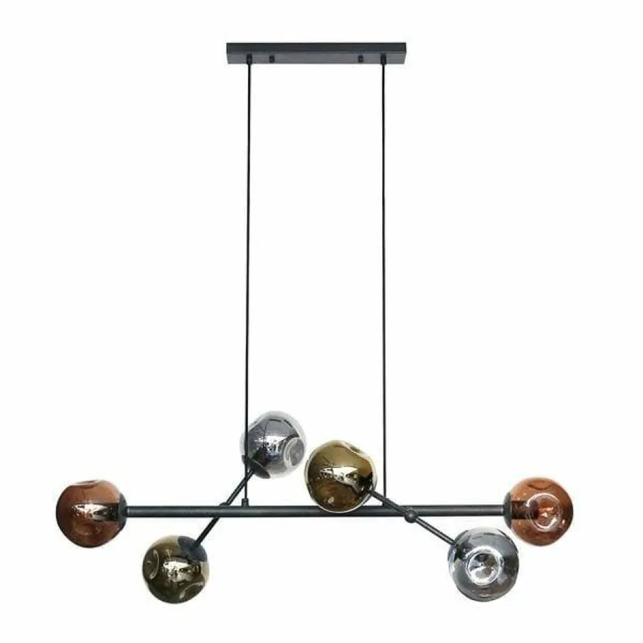 WoonStijl Hanglamp 6L molecule mix glass Clearance