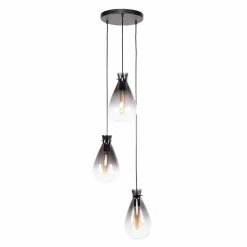 WoonStijl Hanglamp 3L nugget shaded New