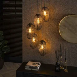 WoonStijl Hanglamp 5L open oog wire Discount