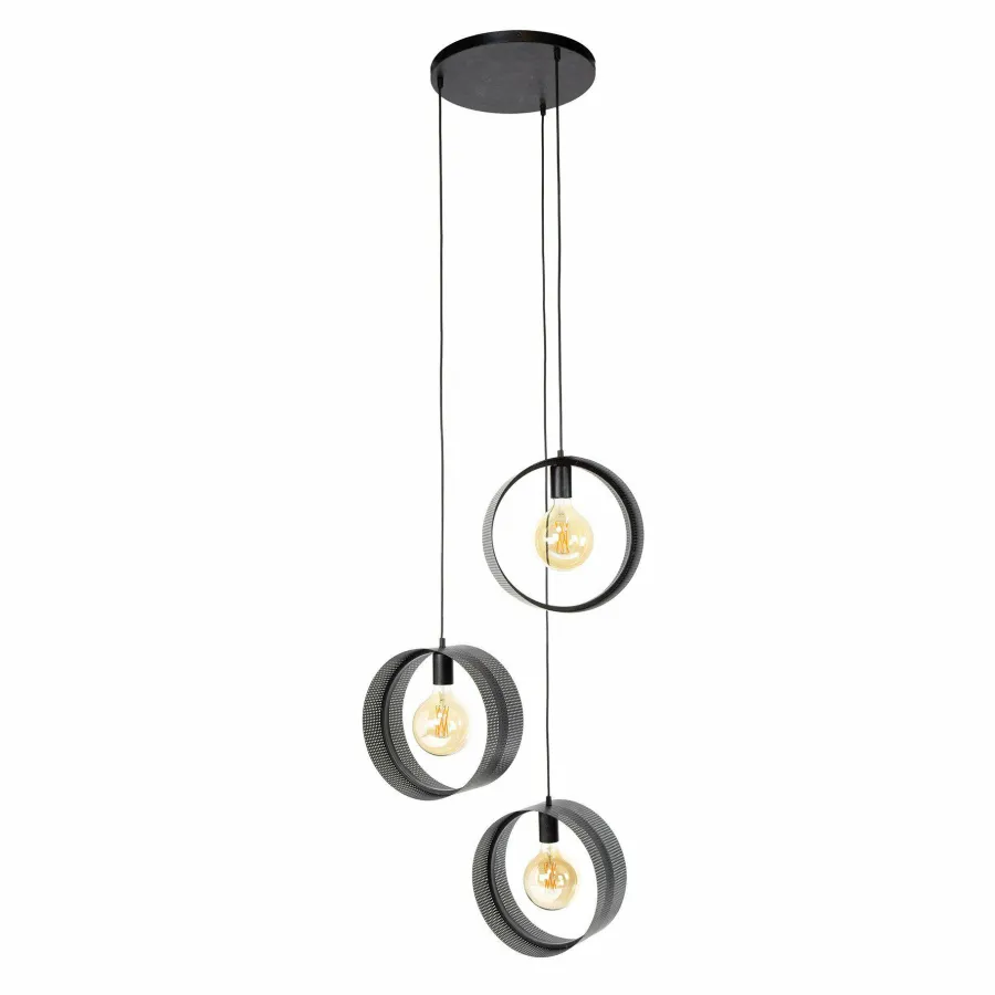 WoonStijl Hanglamp 3L ring geperforeerd Hot