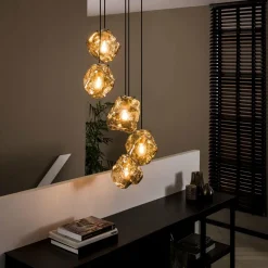 WoonStijl Hanglamp 5L rock getrapt Outlet