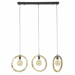 WoonStijl Hanglamp 3L round wood Sale