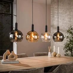 WoonStijl Hanglamp 4L Sfera tricolore New