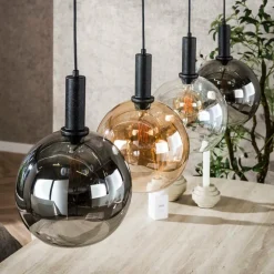 WoonStijl Hanglamp 4L Sfera tricolore New
