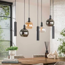 WoonStijl Hanglamp 4+3L Sfera tricolore Hot