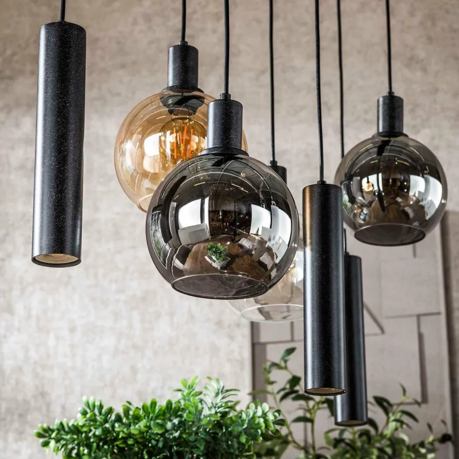 WoonStijl Hanglamp 4+3L Sfera tricolore Hot