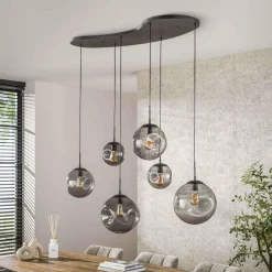 WoonStijl Hanglamp 6L Stellar Black