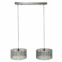 WoonStijl Hanglamp 2L stringshade metal New