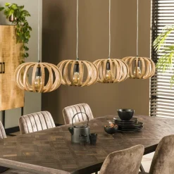 WoonStijl Hanglamp 4L stripes Sale