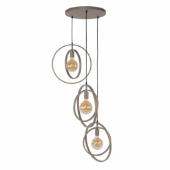 WoonStijl Hanglamp 3L Turn around getrapt beige Online