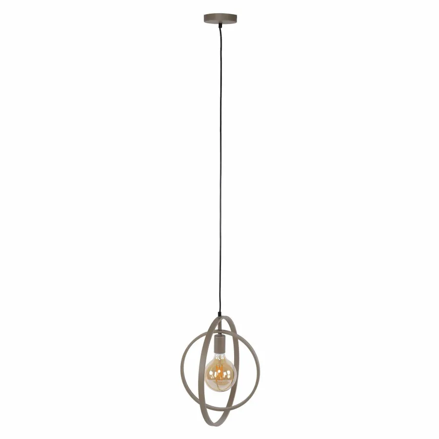 WoonStijl Hanglamp 1L Turn around beige New