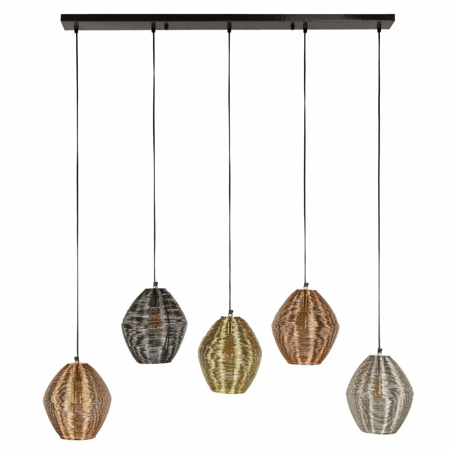 WoonStijl Hanglamp 5L web mix Clearance
