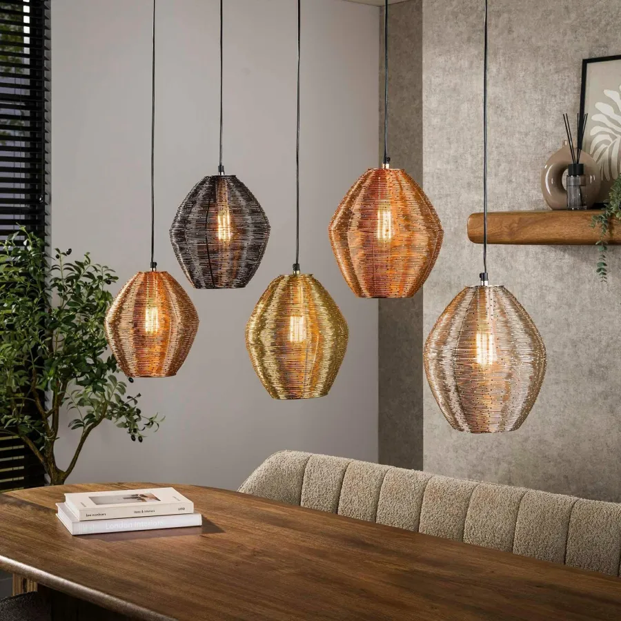 WoonStijl Hanglamp 5L web mix Clearance