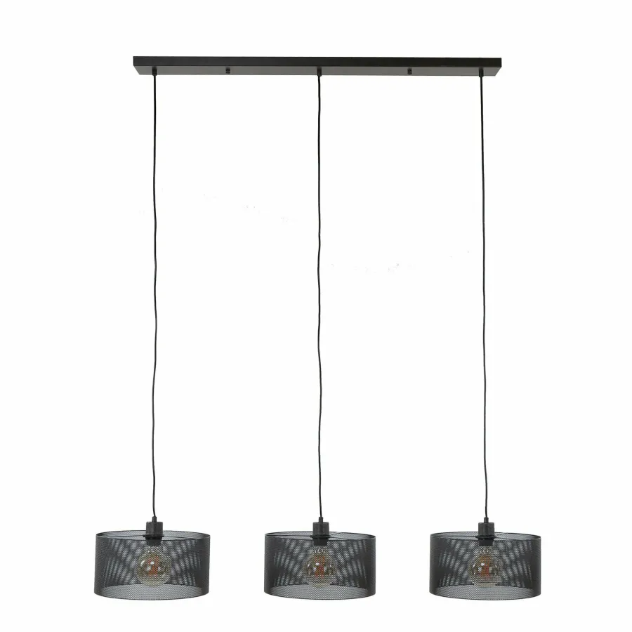 WoonStijl Hanglamp Mesh round met 3 lampen