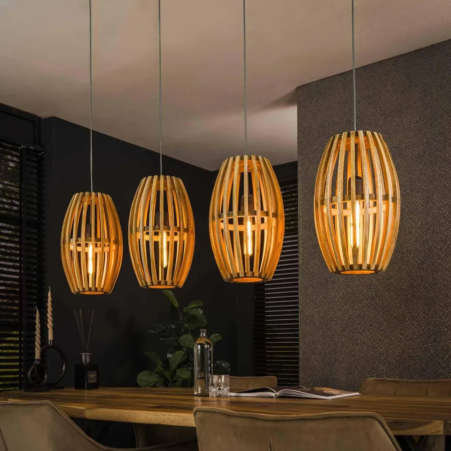 WoonStijl Hanglamp Orbit met 4 kappen Best