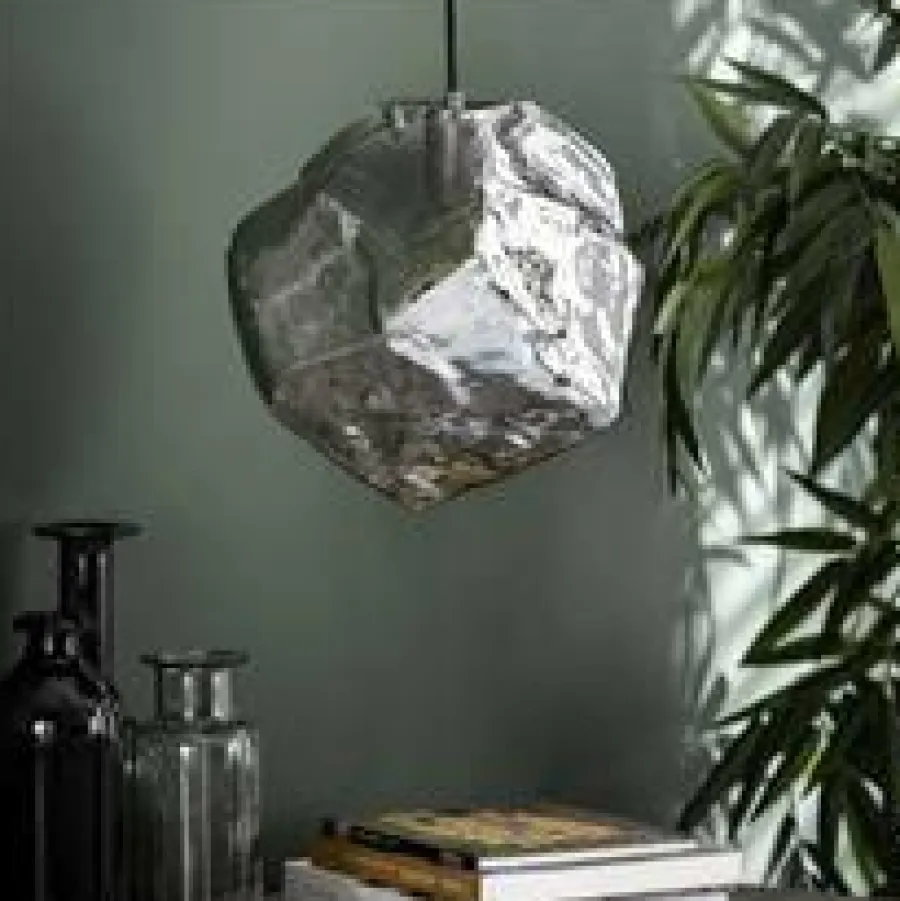 WoonStijl Hanglamp Rock Chromed glas New