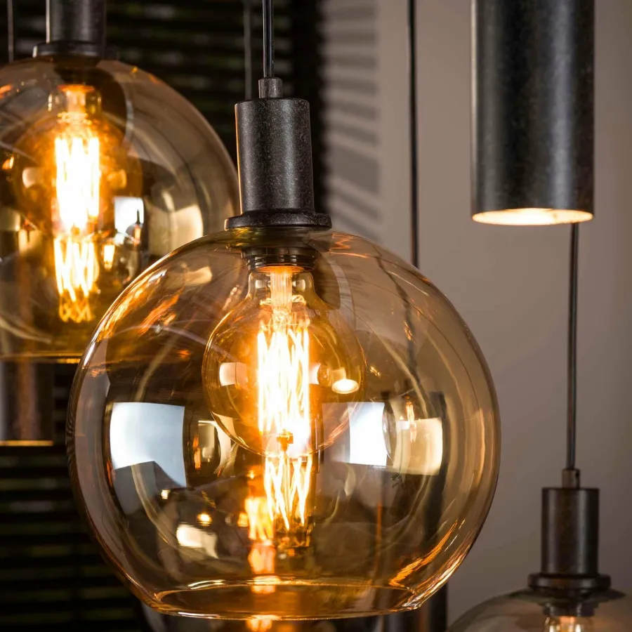 WoonStijl Hanglamp Sfera Tricolore 5+4-lichts New