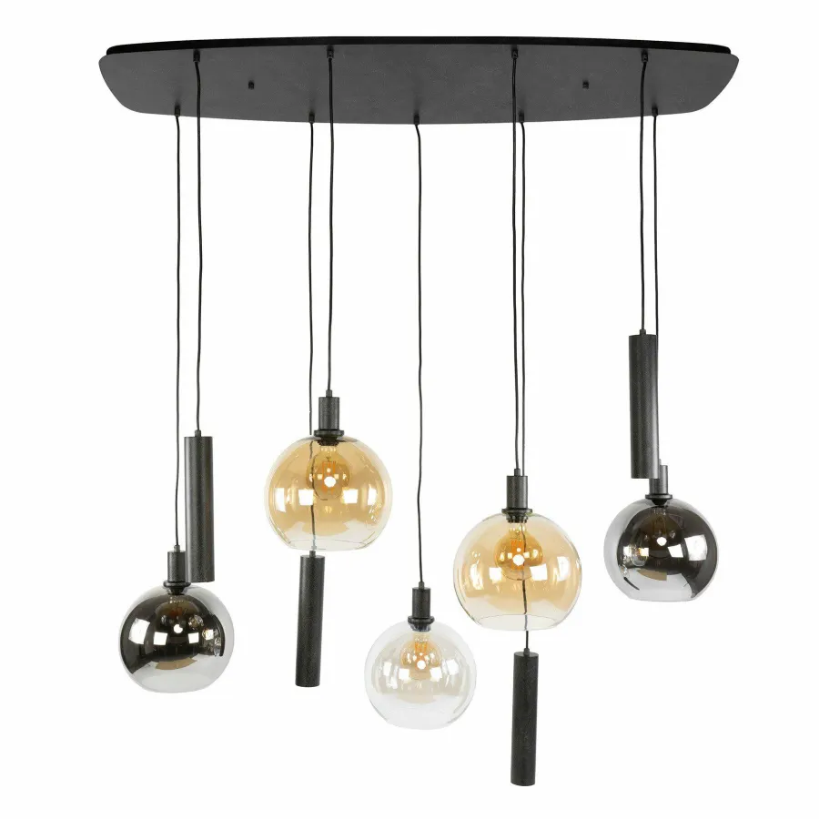 WoonStijl Hanglamp Sfera Tricolore 5+4-lichts New