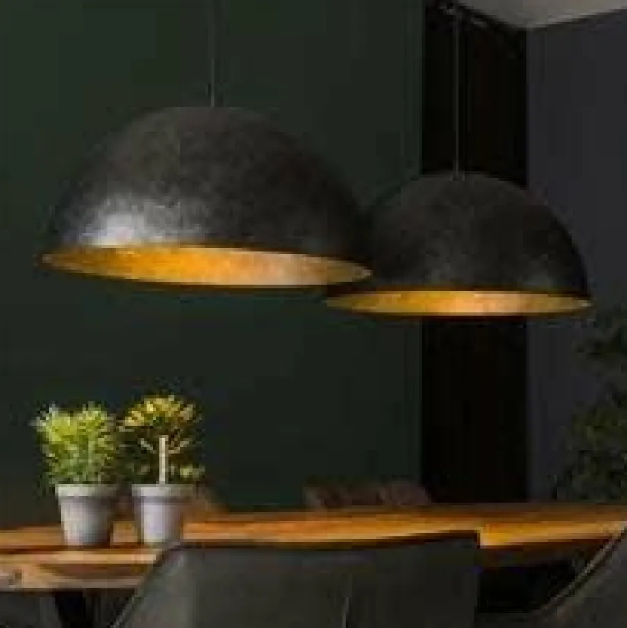 WoonStijl Hanglamp 2x Ø60 Dome Sale