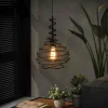 WoonStijl Hanglamp 1x Ø25 kegel spinn / Zwart Hot