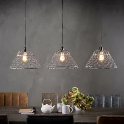 WoonStijl Hanglamp 3xØ35 gaas New