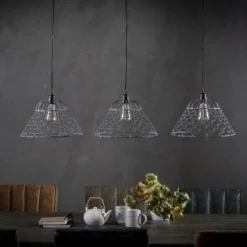 WoonStijl Hanglamp 3xØ35 gaas New