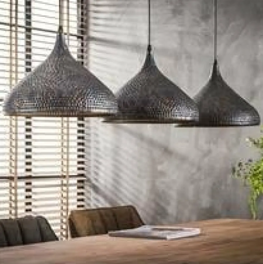 WoonStijl Hanglamp 3xØ32 Punch Trechter Best