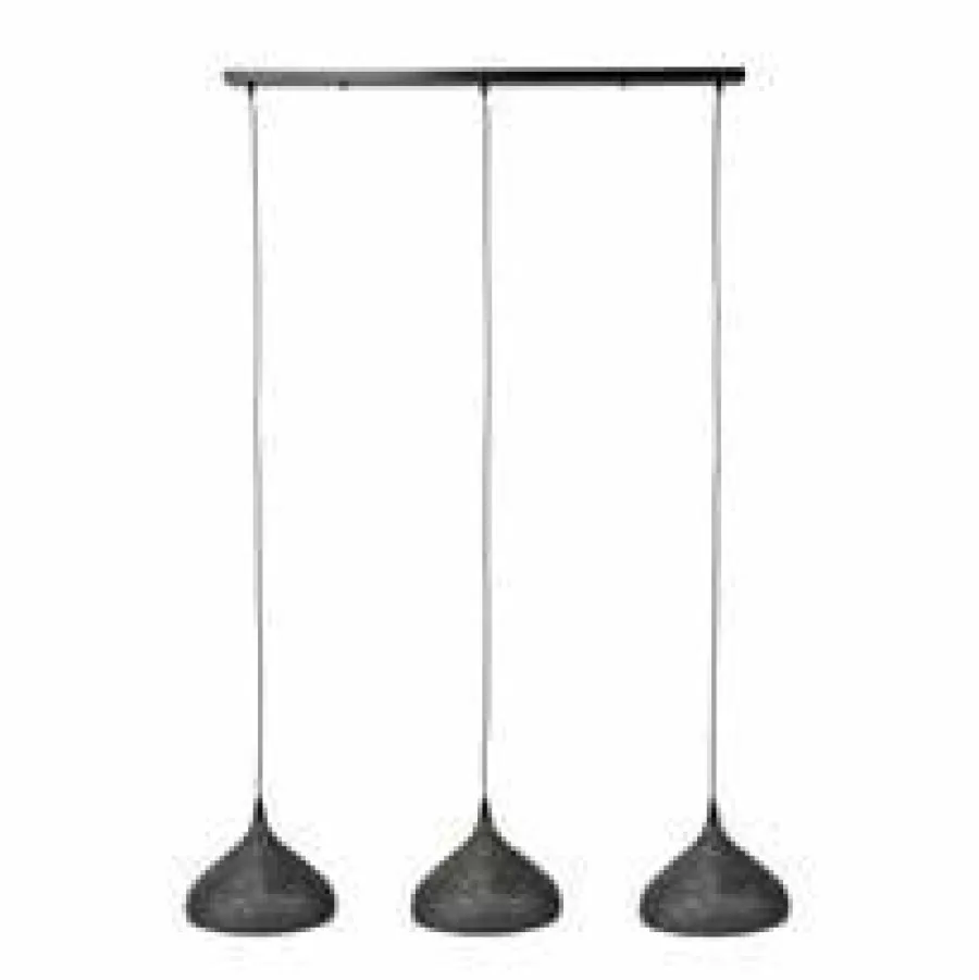 WoonStijl Hanglamp 3xØ32 Punch Trechter Best