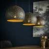 WoonStijl Hanglamp 3xØ25 Punch Bol Clearance
