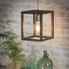 WoonStijl Hanglamp 25x25 vierkante buis / Zilver Outlet