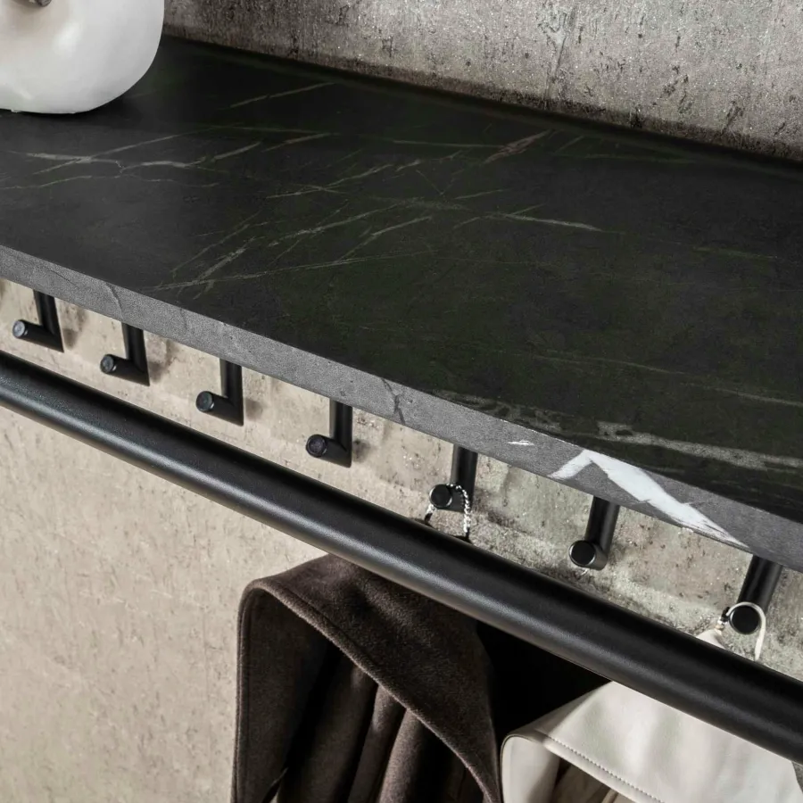 WoonStijl Kapstok 10 haaks roede-hoedenplank Discount