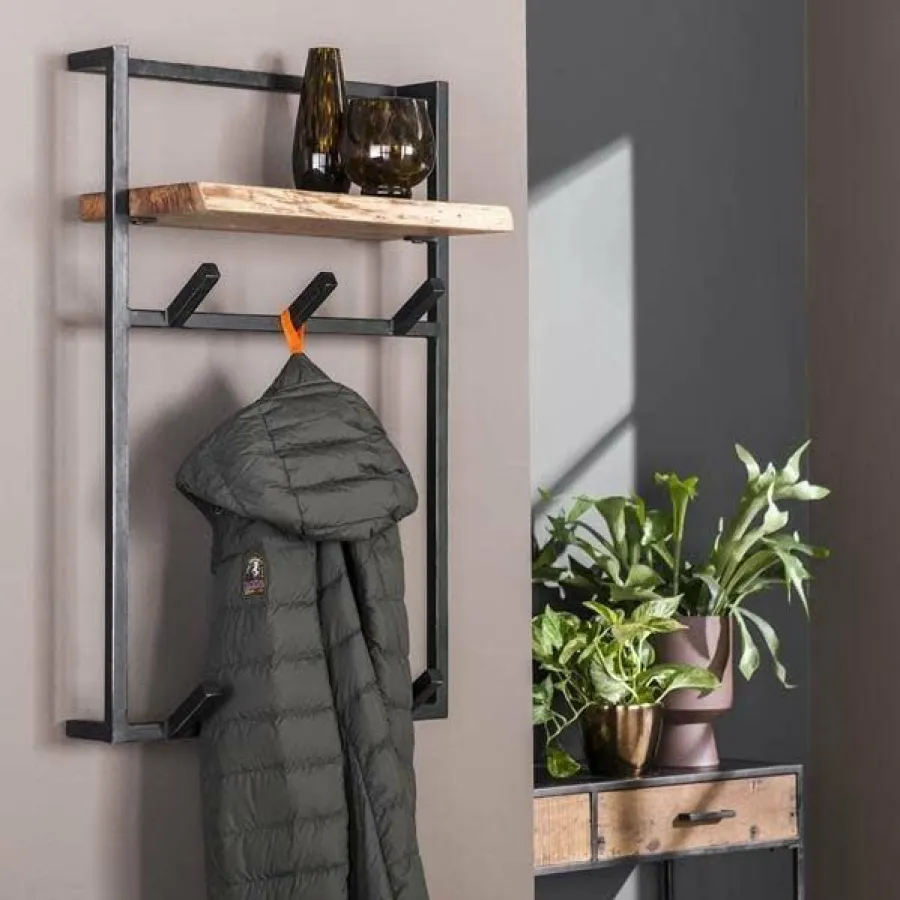 WoonStijl Kapstok air solid hoog 6 haken Best