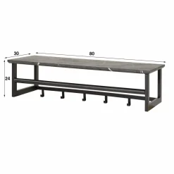 WoonStijl Kapstok Ceramic roede 6 haaks Best