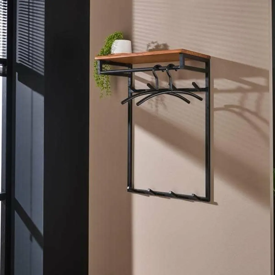 WoonStijl Kapstok Custom hoog 2x4 haken 55 cm Online