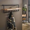 WoonStijl Kapstok edge 6 hakenplank / Massief acacia naturel Discount