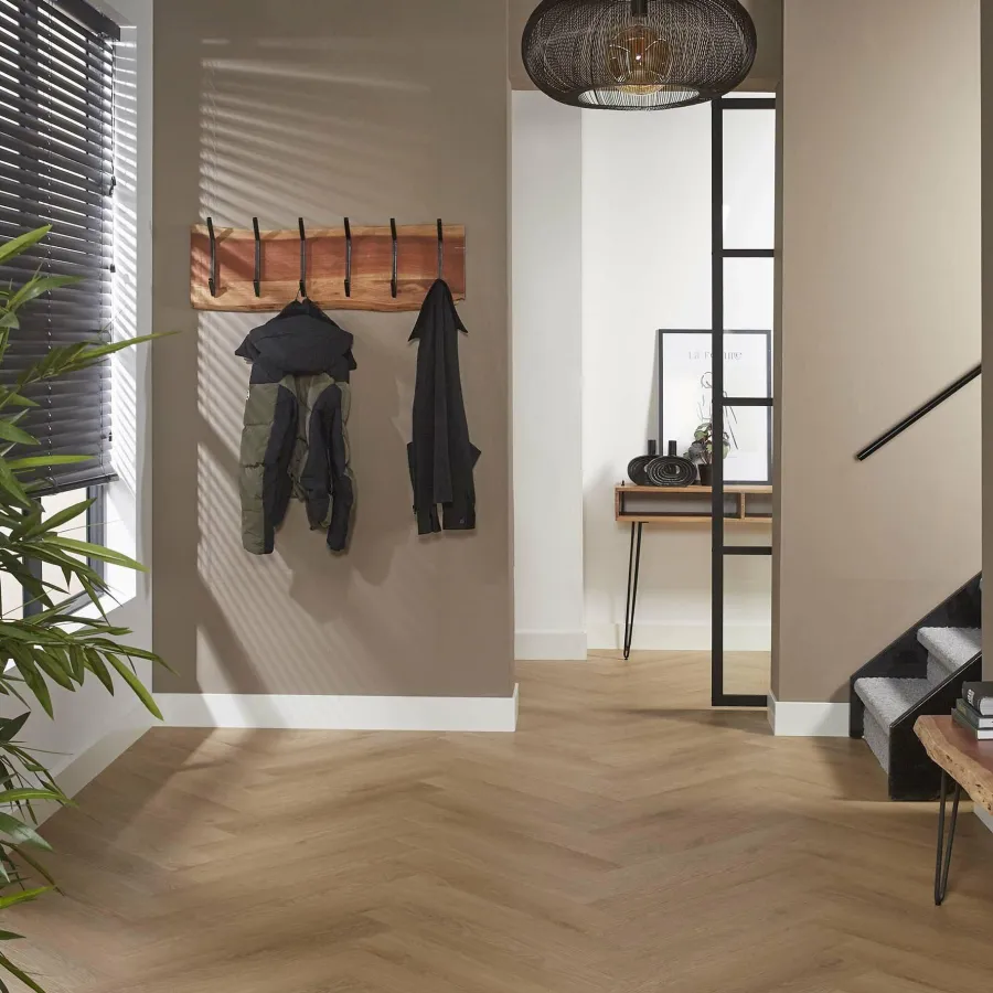 WoonStijl Kapstok edge 2x6 haken / Massief acacia naturel