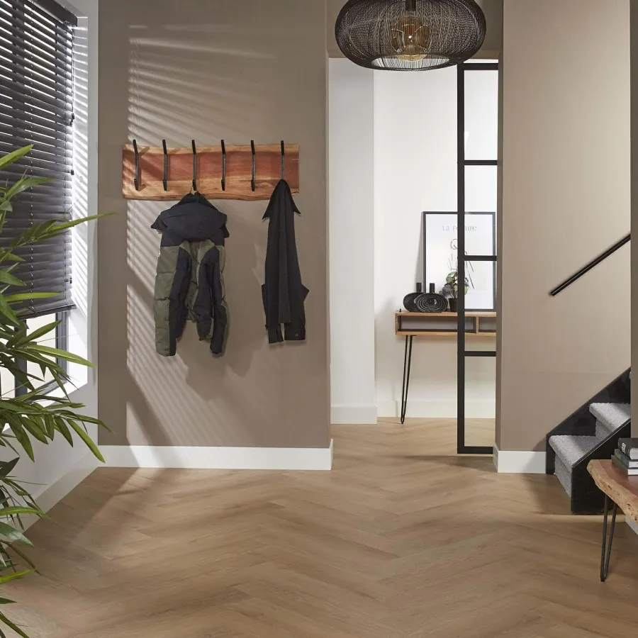 WoonStijl Kapstok edge 2x6 haken / Massief acacia naturel