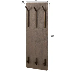 WoonStijl Kapstok Ferro 2x3 haken hoog Discount