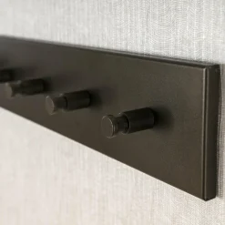 WoonStijl Kapstok Terra 6 haken bruin - 60 cm Best