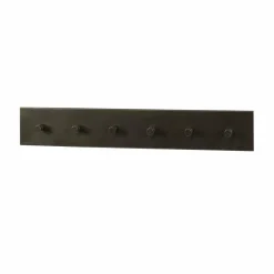 WoonStijl Kapstok Terra 6 haken bruin - 60 cm Best