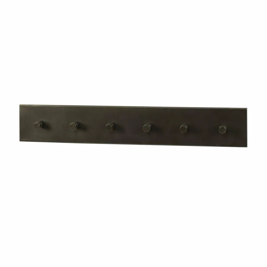 WoonStijl Kapstok Terra 6 haken bruin - 60 cm Best