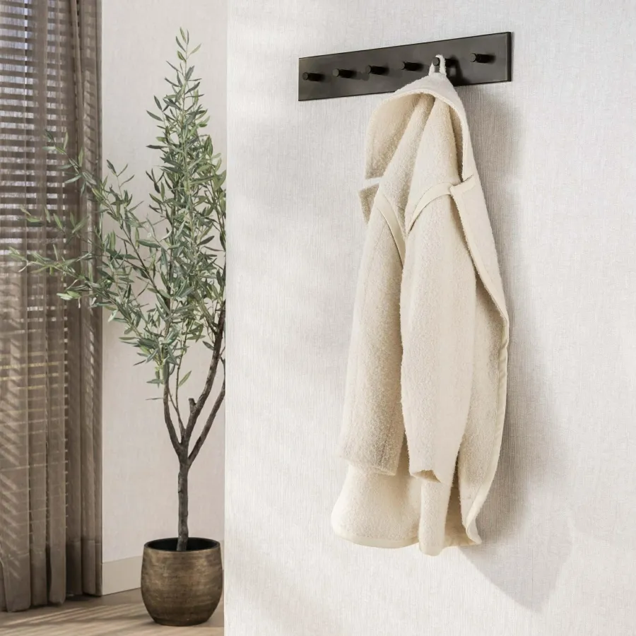 WoonStijl Kapstok Terra 6 haken bruin - 60 cm Best
