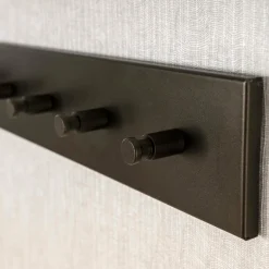 WoonStijl Kapstok Terra 8 haken bruin - 80 cm New