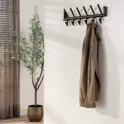 WoonStijl Kapstok Tubo 2x6 haken bruin Clearance