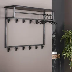 WoonStijl Kapstok yucon hoog 12 haken Clearance
