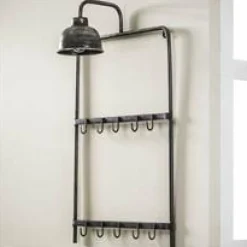 WoonStijl Kapstoklamp 2x5 Haken Hot