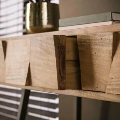WoonStijl Kaptafel / Sidetable Demn acacia Clearance