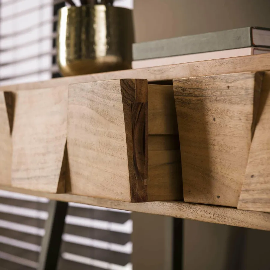 WoonStijl Kaptafel / Sidetable Demn acacia Clearance