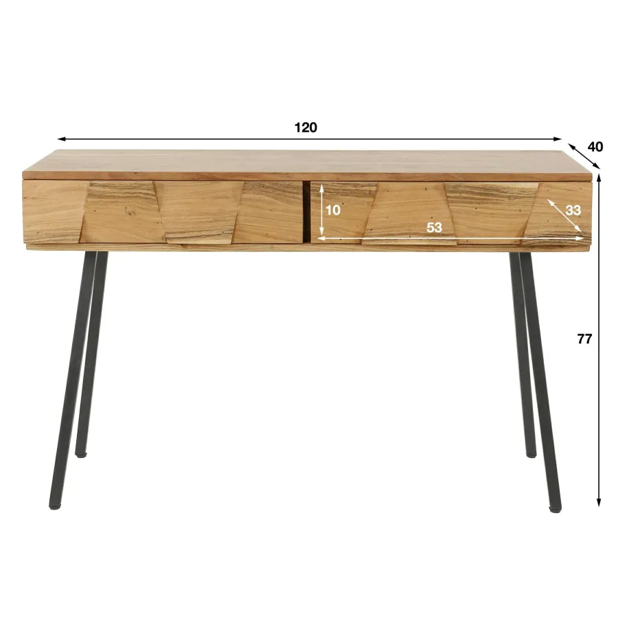WoonStijl Kaptafel / Sidetable Demn acacia Clearance